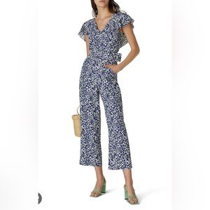 Tanya Taylor Avalon Linen Jumpsuit, US 8